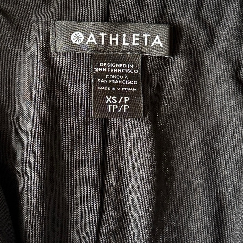 Athleta Gray Sheath Dress with Cuffed Long Sleeves and Mock Neck XS - Picture 8 of 10